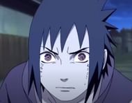 Sasuke momentarily awakens his Sharingan after confronting Itachi (Image via Pierrot Studios)
